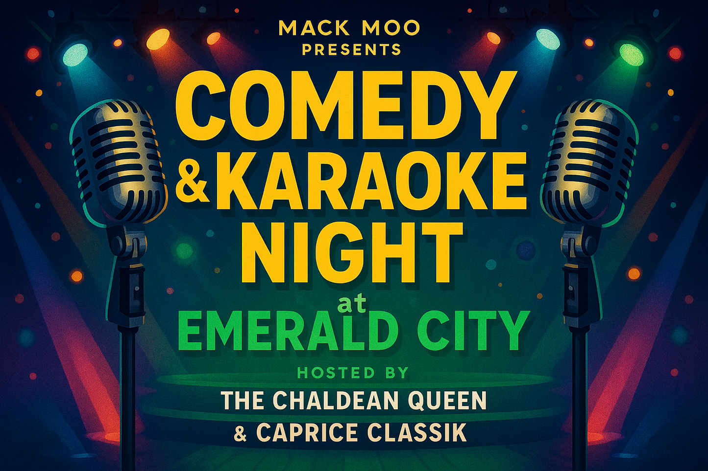 Mack Moo presents Comedy & Karaoke Night